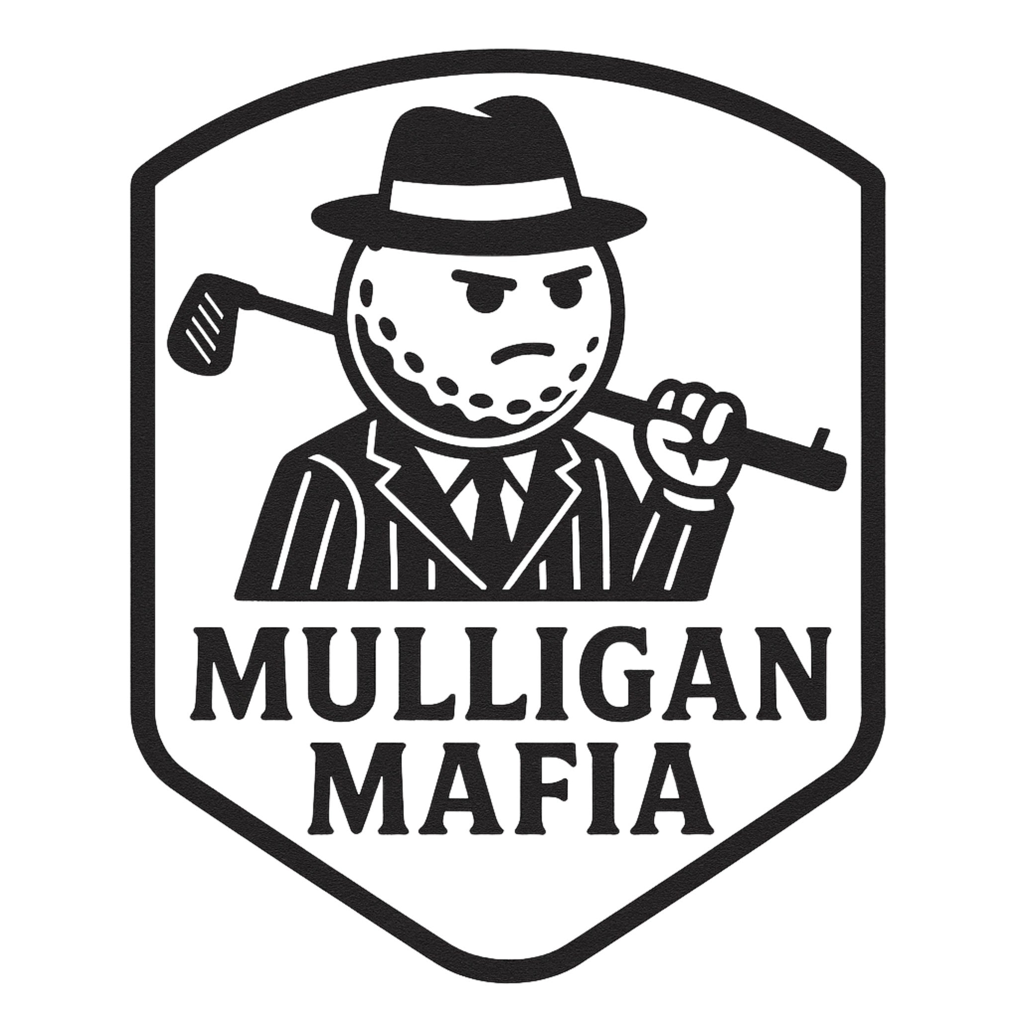 Mulligan Mafia - Brosna Engraving original copyrighted golf design