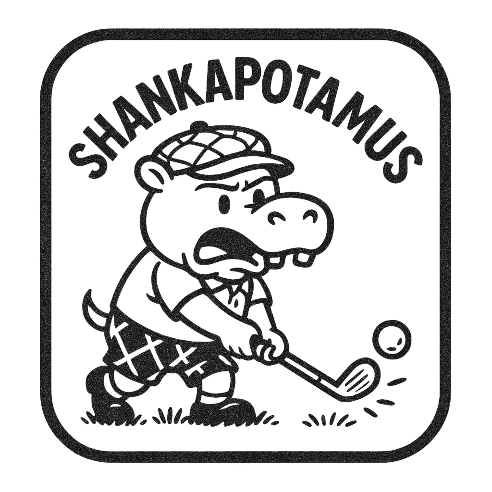 Shankapotamus - Brosna Engraving original copyrighted golf design